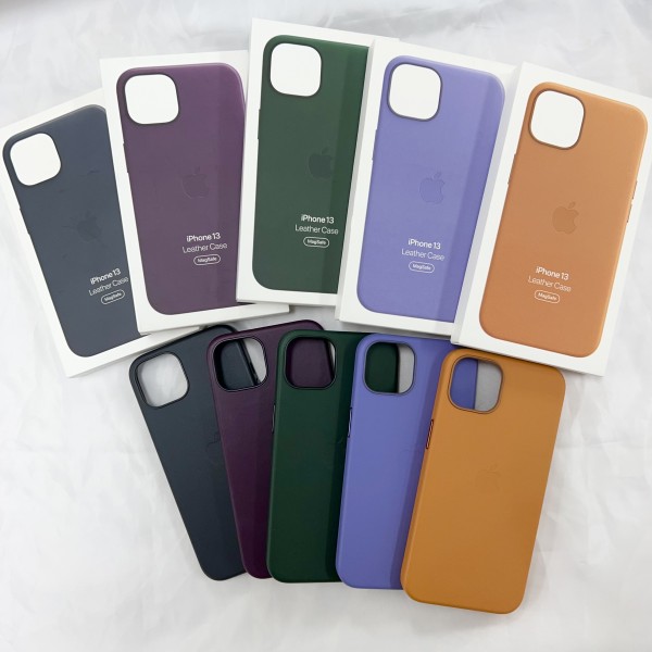 [정품] 아이폰 13 가죽 케이스